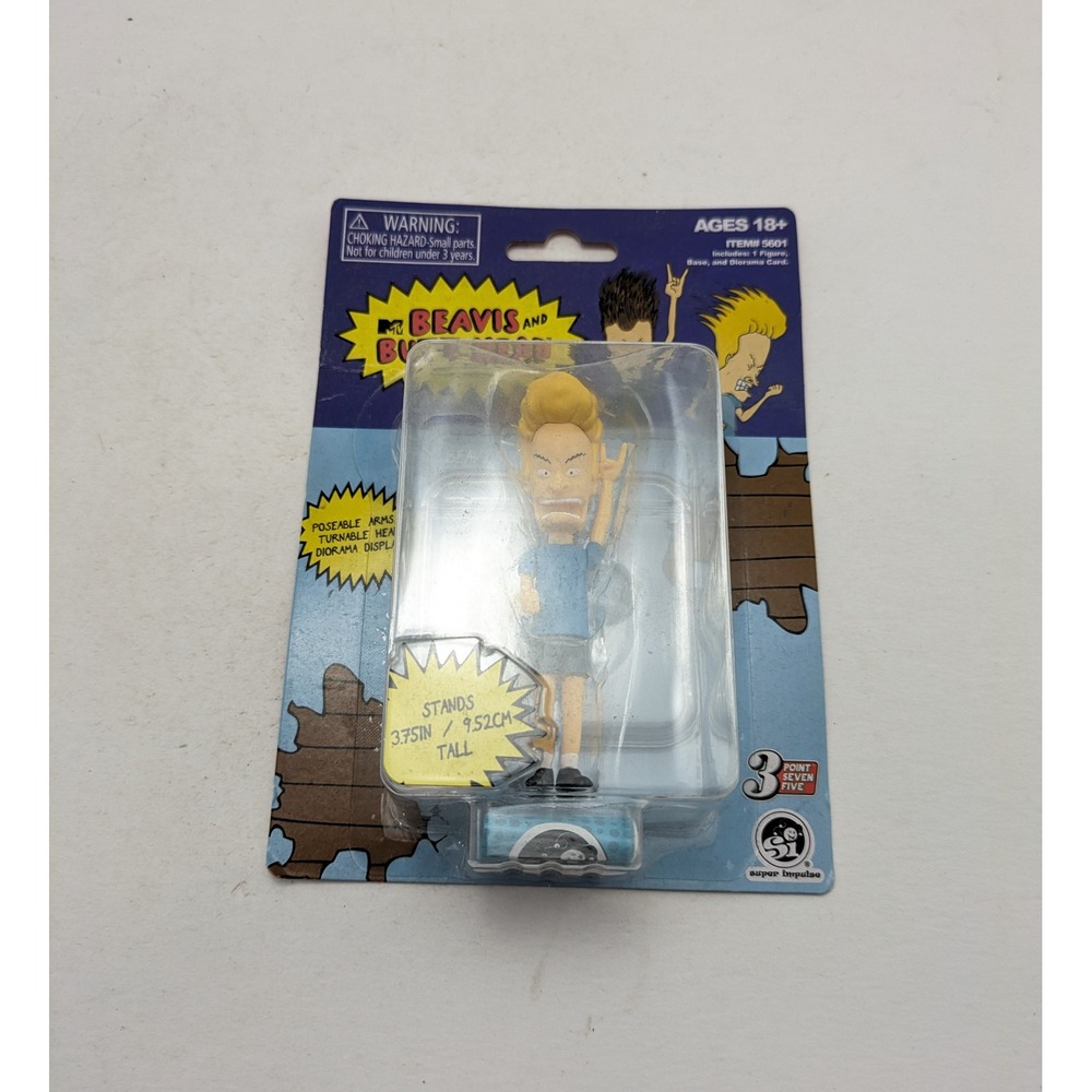 Super Impulse MTV Beavis and Butt-Head BEAVIS 3.75" NEW Figure (D4) Item #5601
